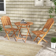 Acacia Wood Bistro Set