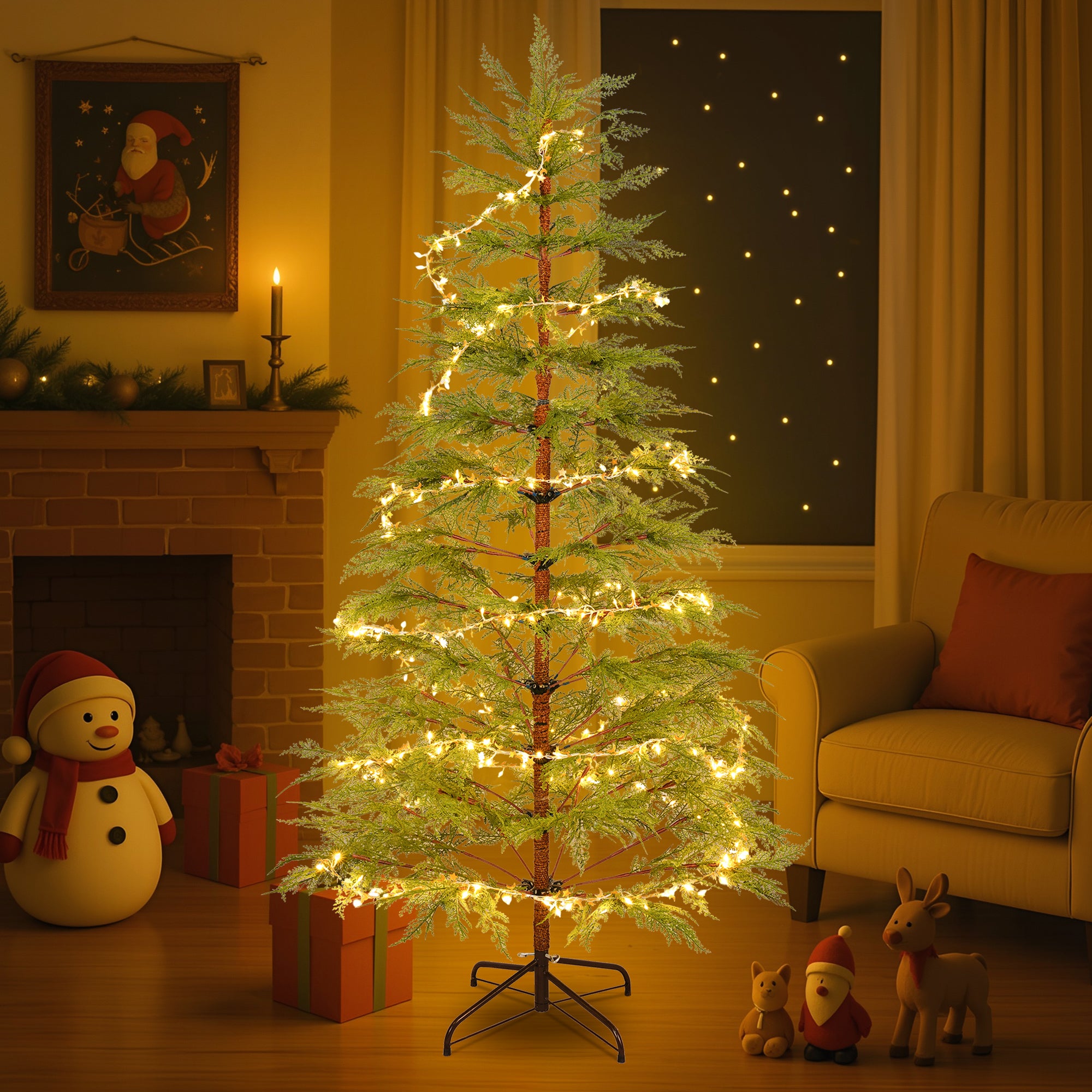 6-Foot LED Christmas Tree