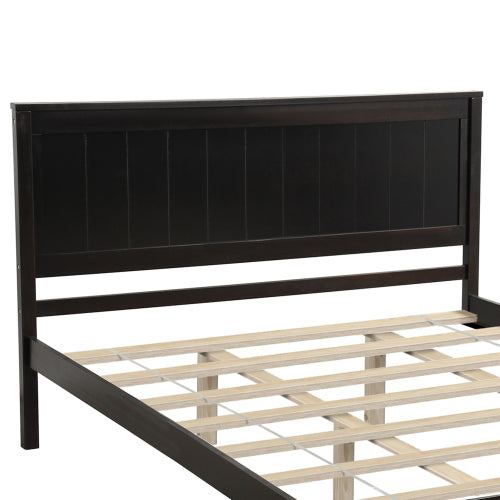 Espresso Queen Platform Bed