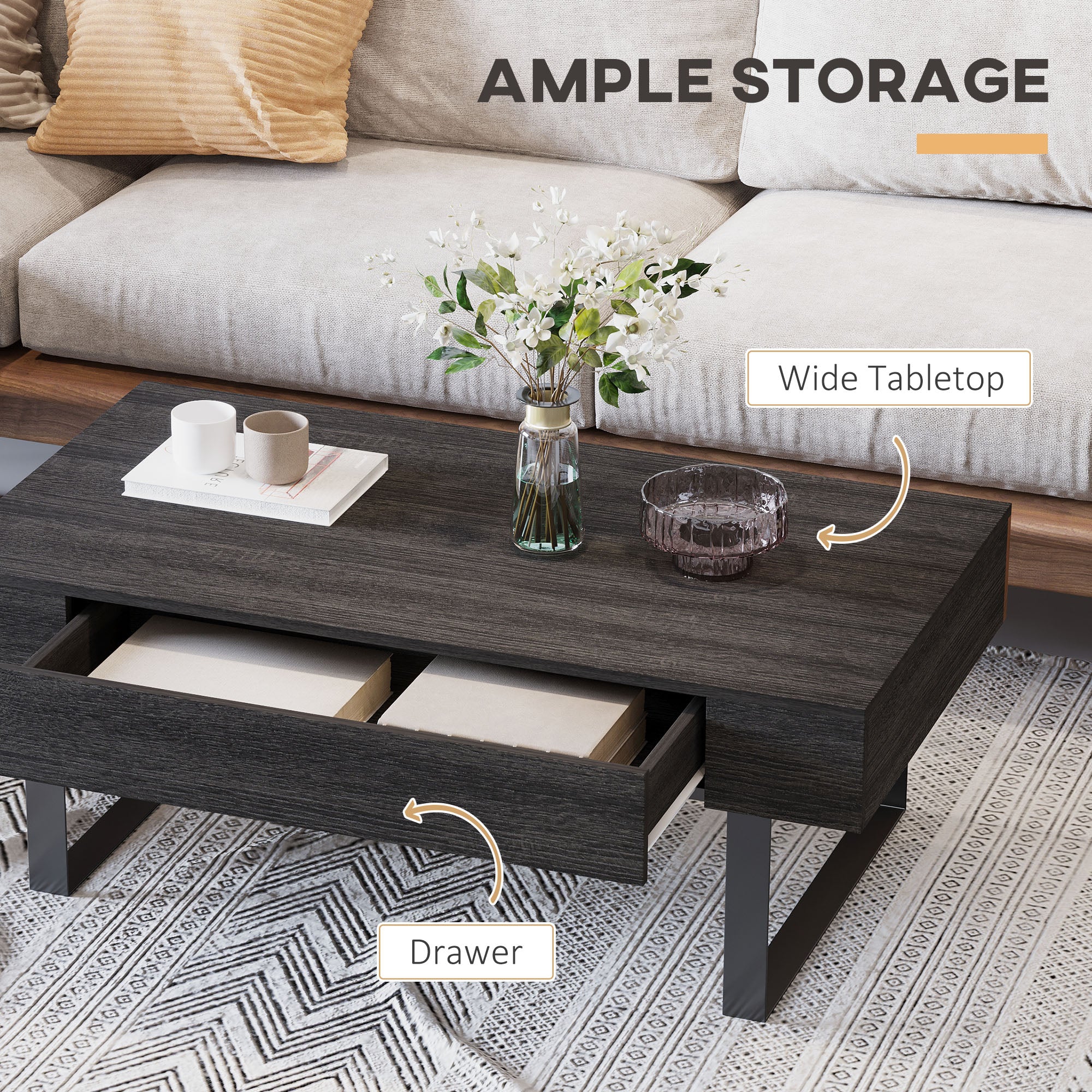 Wood Mid-century Coffee Table