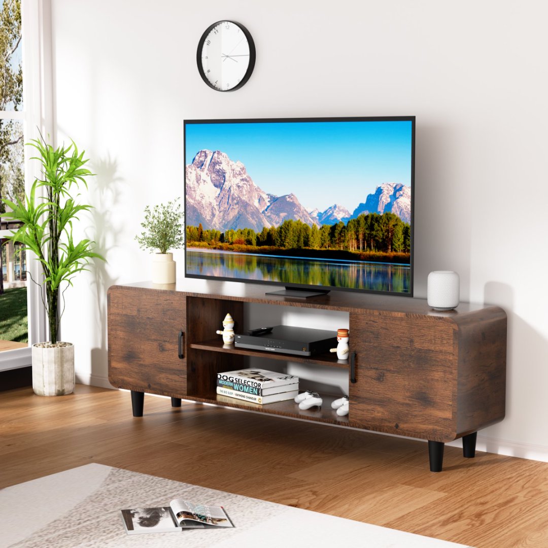 Rustic Brown TV Console