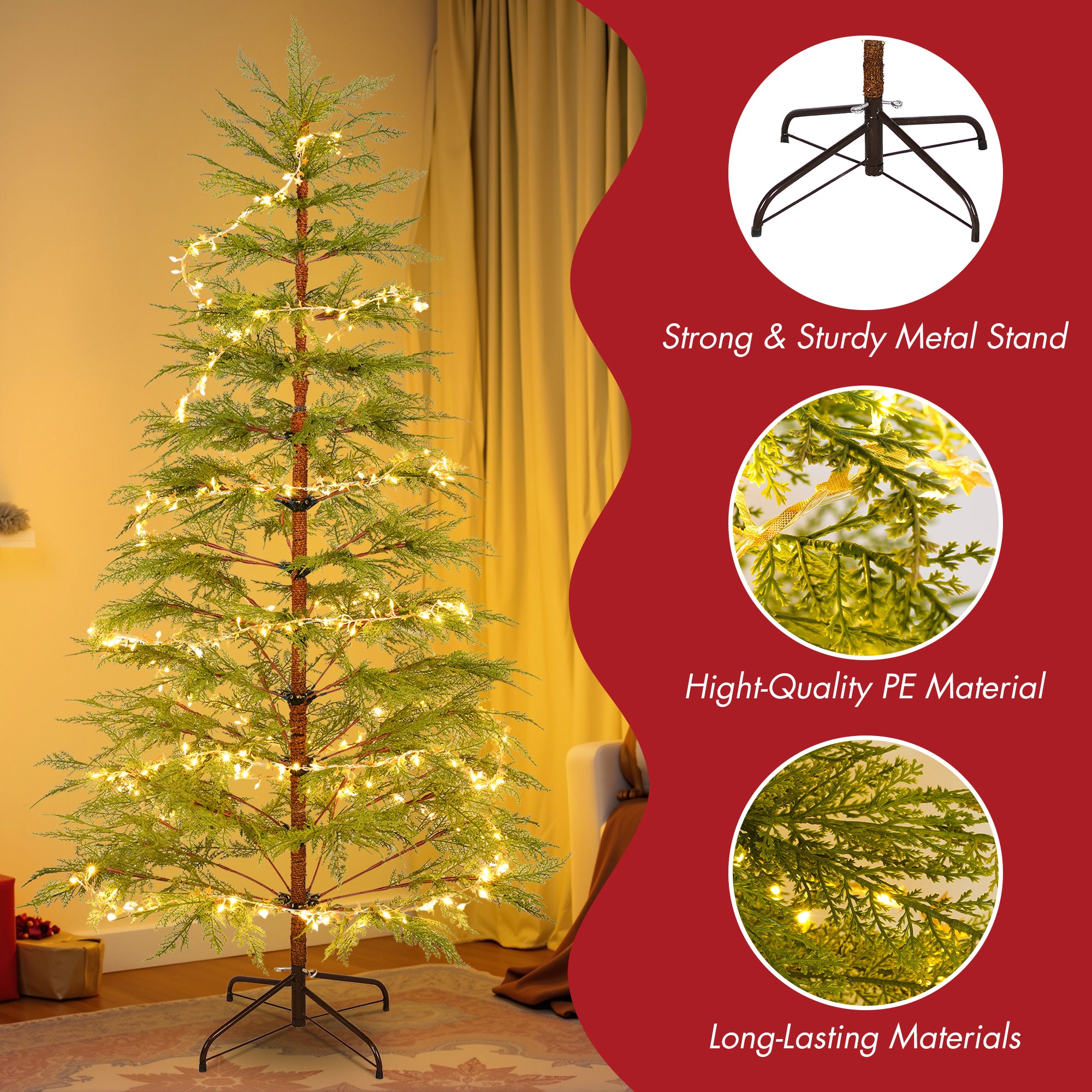 6-Foot LED Christmas Tree