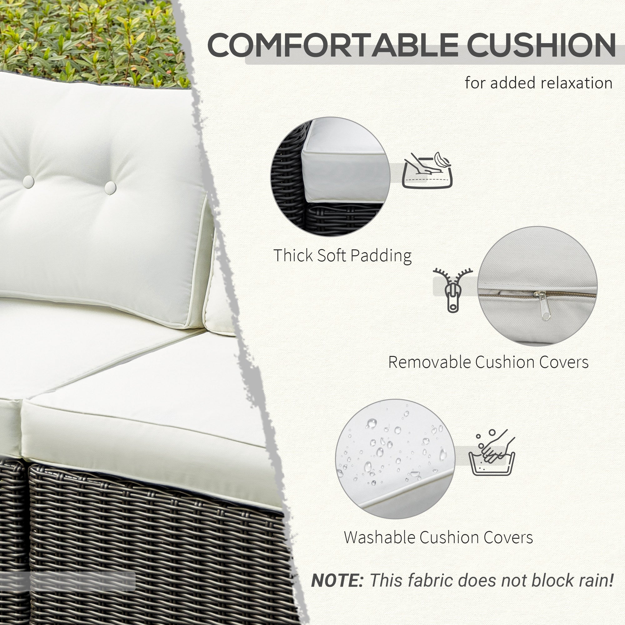 Modern Corner Patio Sofa