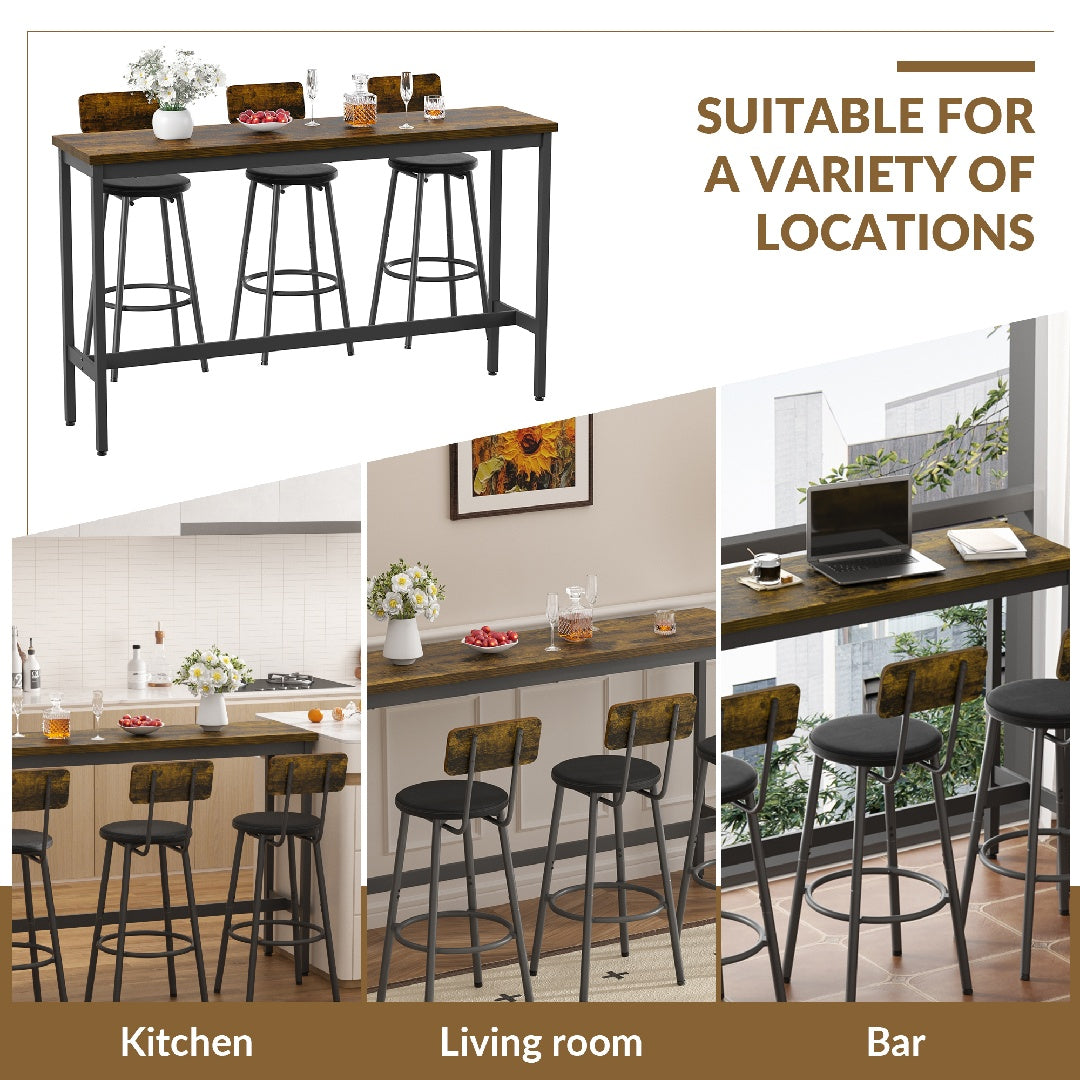 Grey Industrial Dining Set