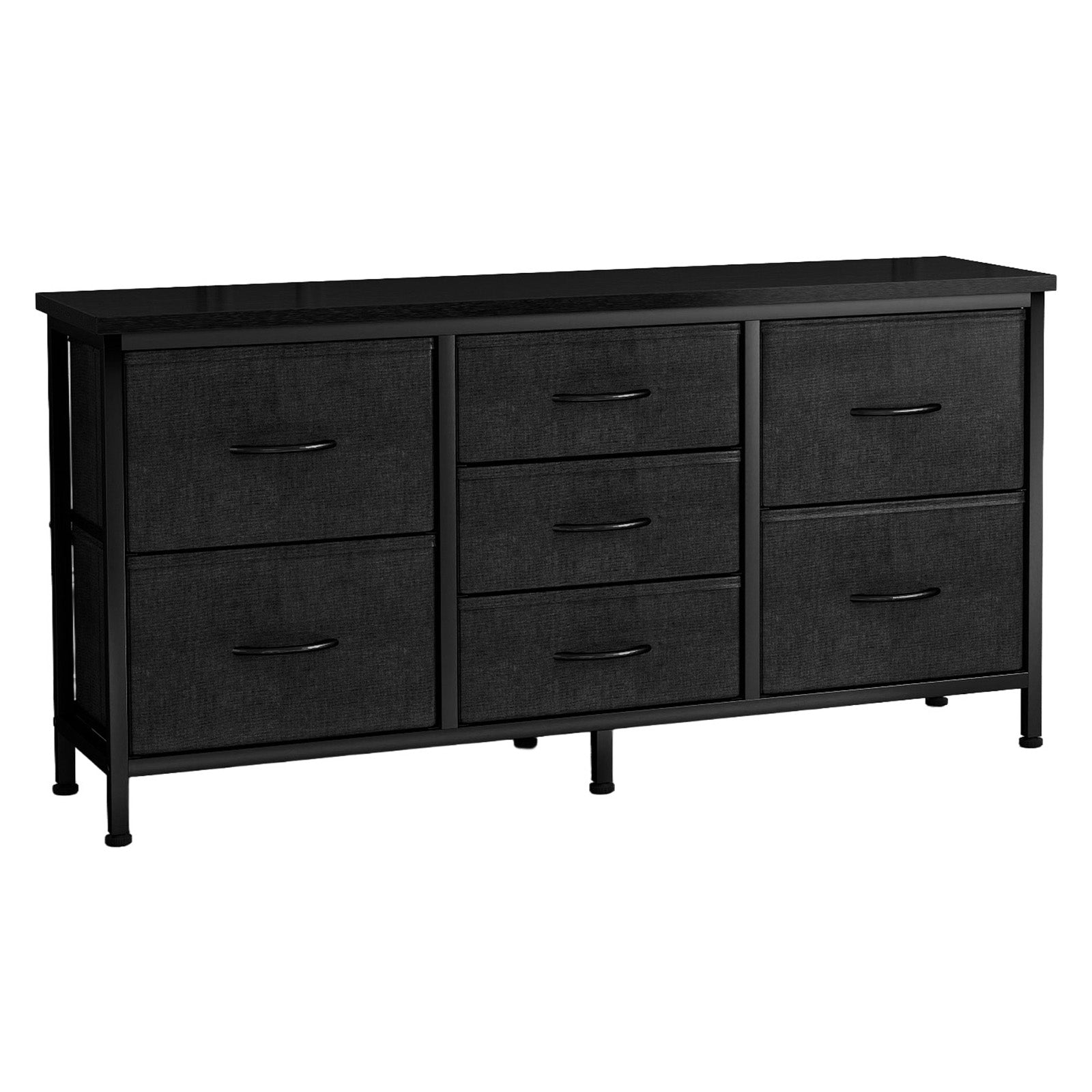 Black Metal Drawer Dresser
