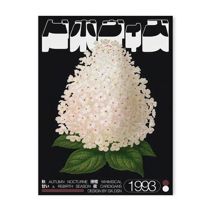 Modern Japanese Abstract Geometric Retro Poster Living Room Wall Art