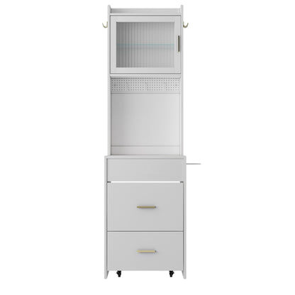 White Hemp Faced Particleboard With Triamine 2 Pull 1 Door 1 Flip LED 3 Tone Light Touch Mirror Dressing Table Set