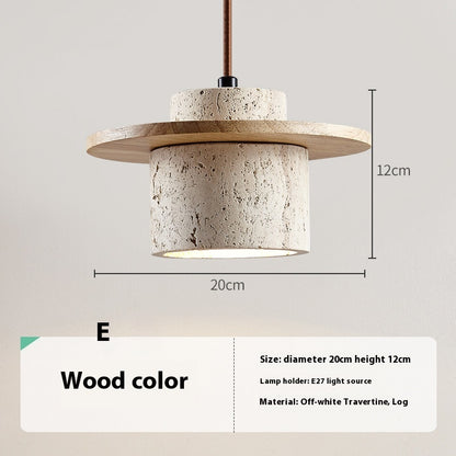 Cream Silent Wind Bar Guesthouse Decoration Yellow Cave Stone Lamps