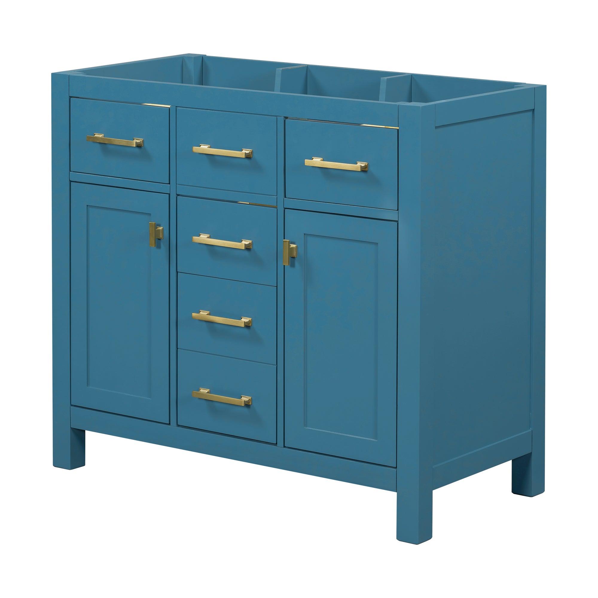 Wood Freestanding Bathroom Cupboard