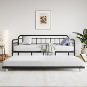 Black Metal Daybed Trundle
