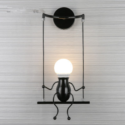 Bedroom creative bedside corridor aisle staircase villain lamp
