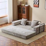 Grey Chenille Lounge Sofa