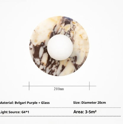 Background Wall Decoration High-grade Marble Bedroom Bedside Wall Lamp