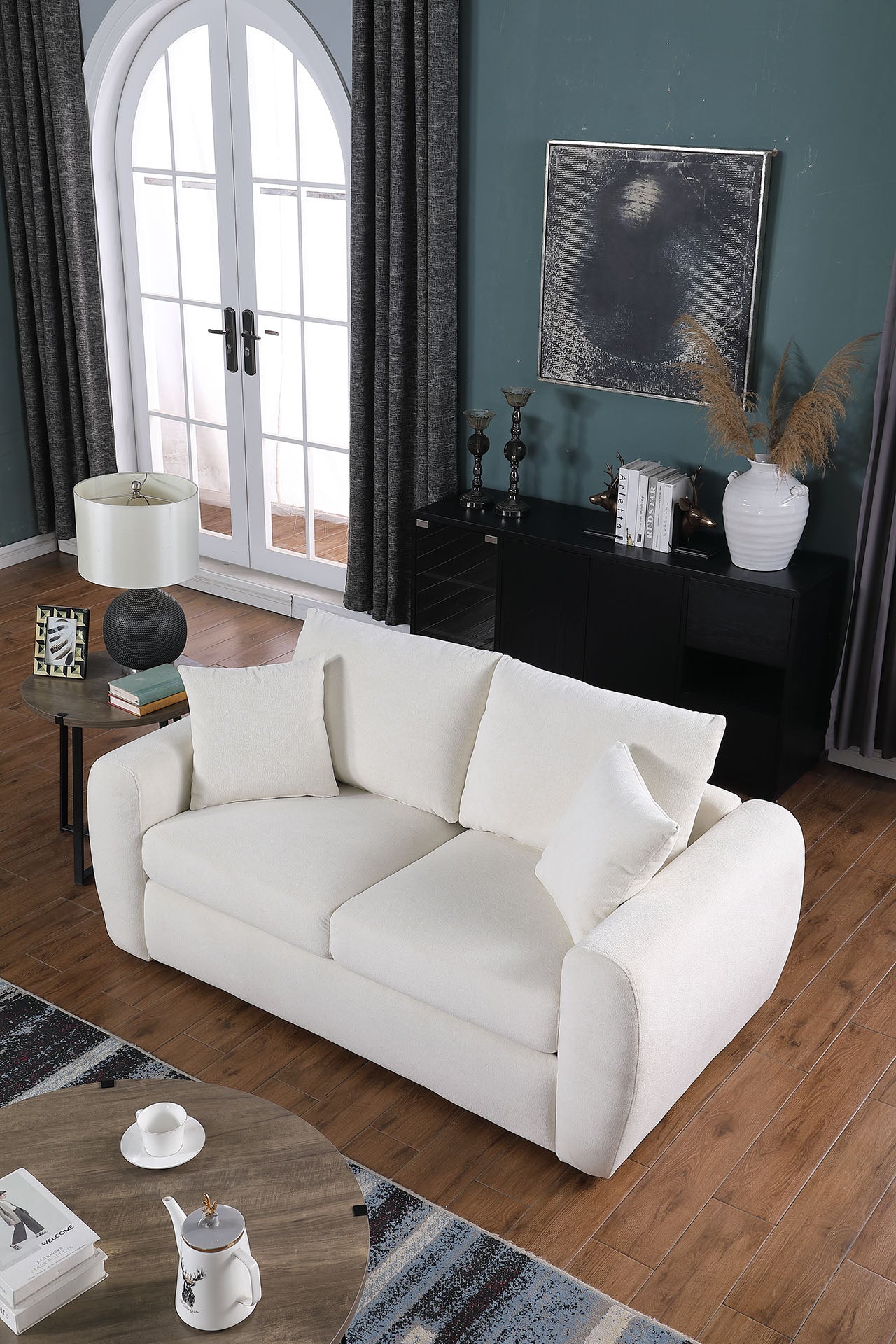 Beige Compressed Sofa