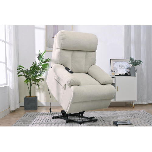 Light Gray Power Recliner