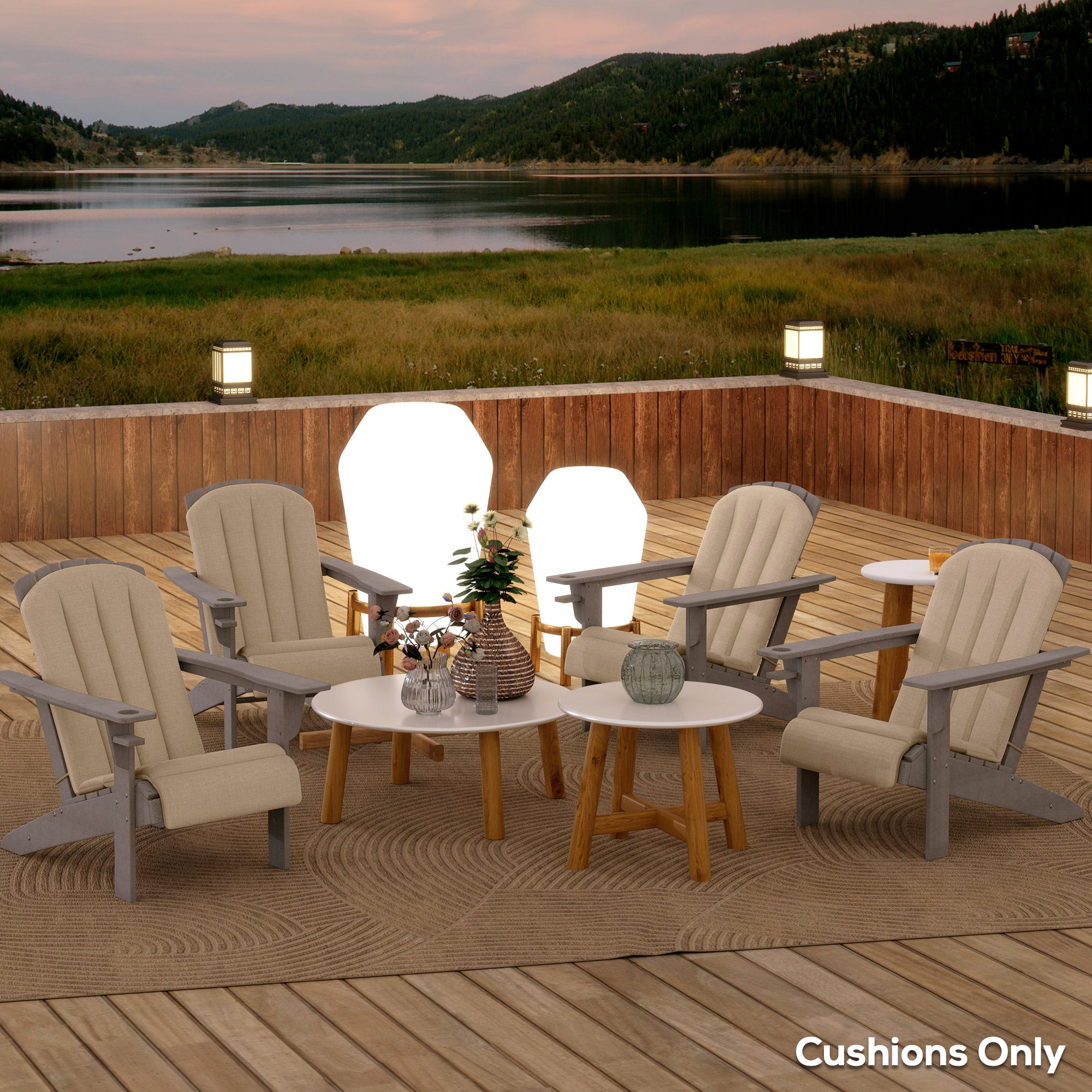 Outdoor Chair Cushions Set