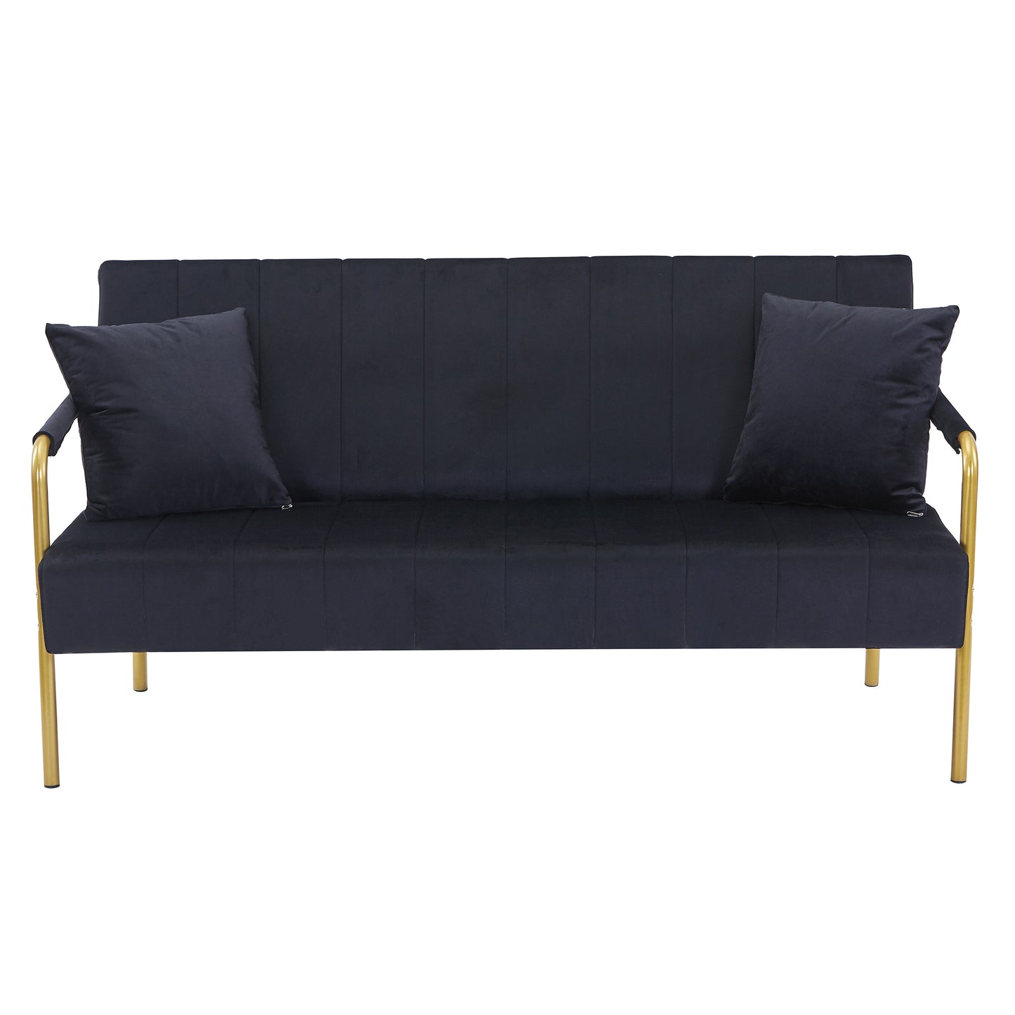 Modern Velvet Loveseat Sofa For Living Room