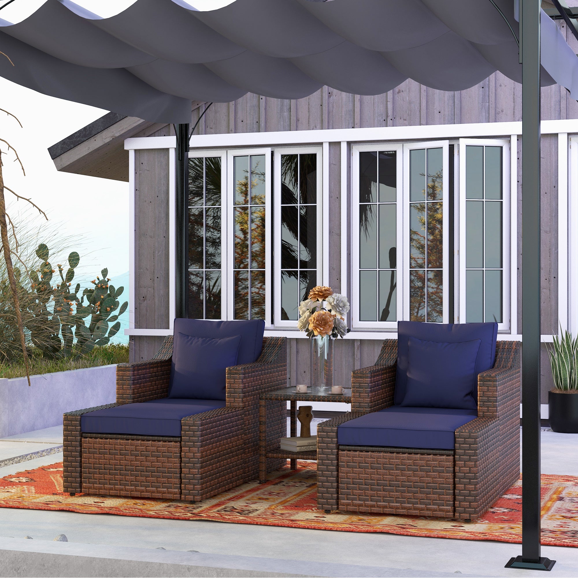 Stylish Patio Seating Set
