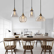 Transparent Glass Nordic Chandelier
