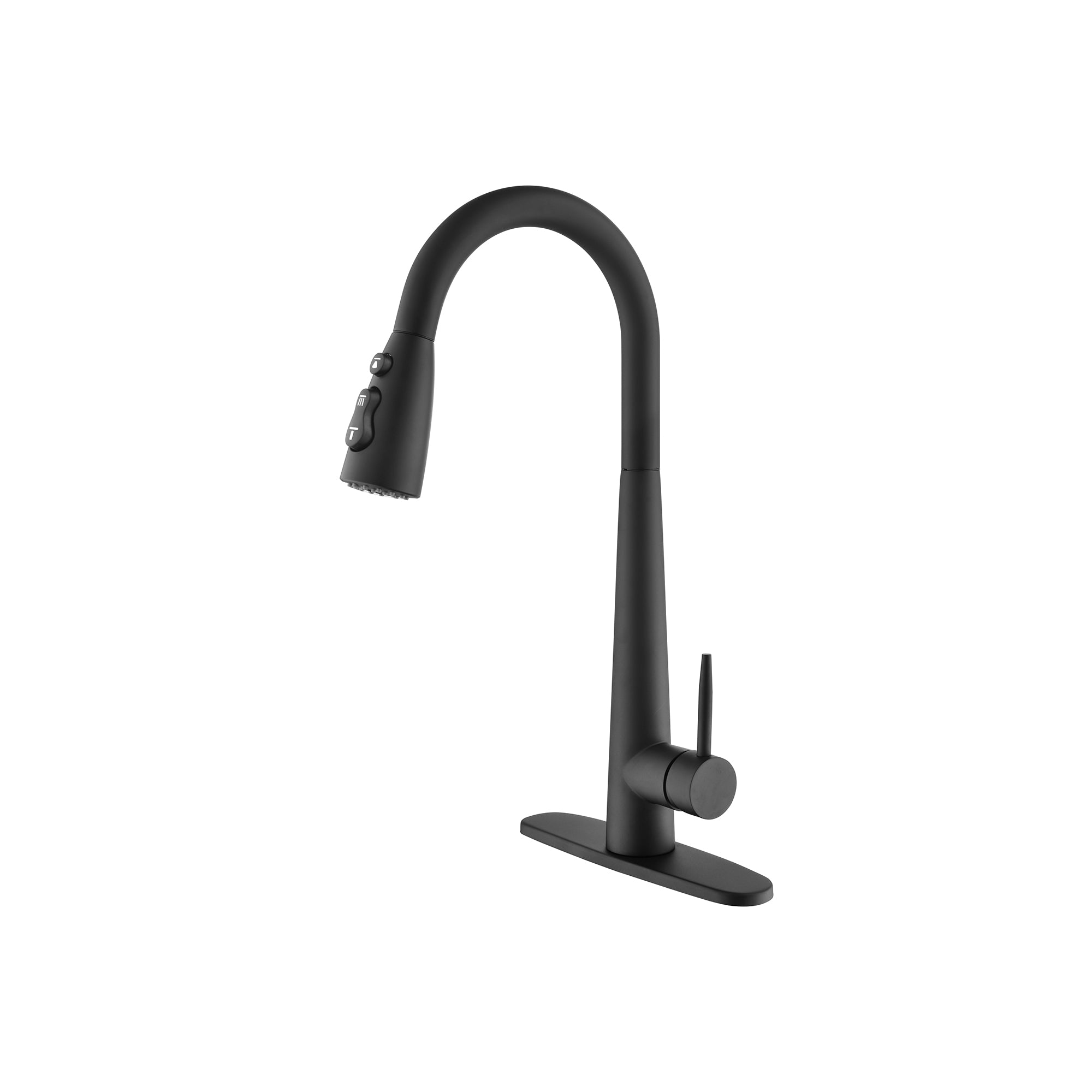 Brushed Nickel Pull-Down Spray Kitchen Faucet