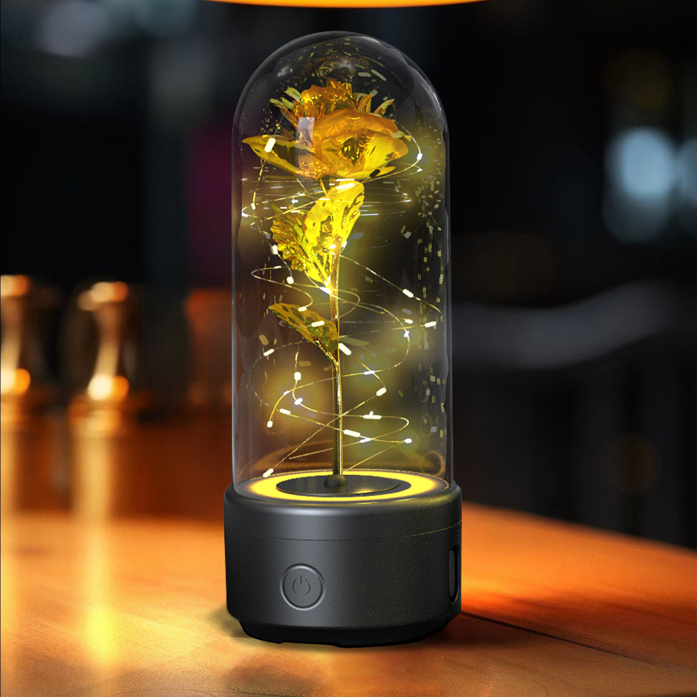 Rose Glass LED Nightlight