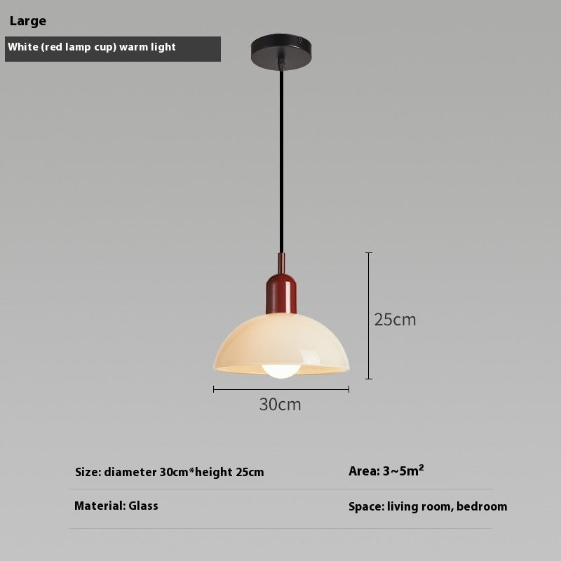 Antique Chandelier Restaurant Simple Modern Bauhaus Creative Glass Retro