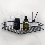 Wall Mounted Triangle Bathroom Shelf No-Punch Install