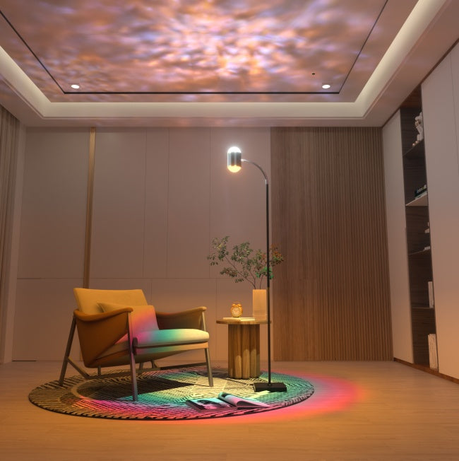 Dual Head Floor Lamp