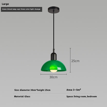 Antique Chandelier Restaurant Simple Modern Bauhaus Creative Glass Retro