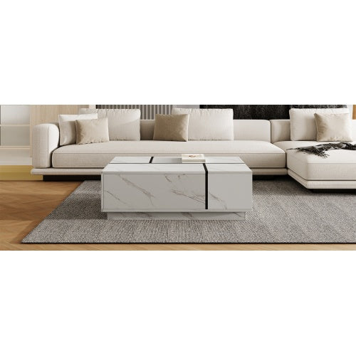 White Walnut Coffee Table