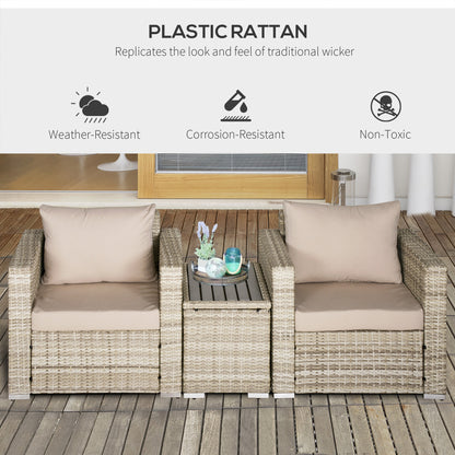 3 Piece Patio Furniture Set