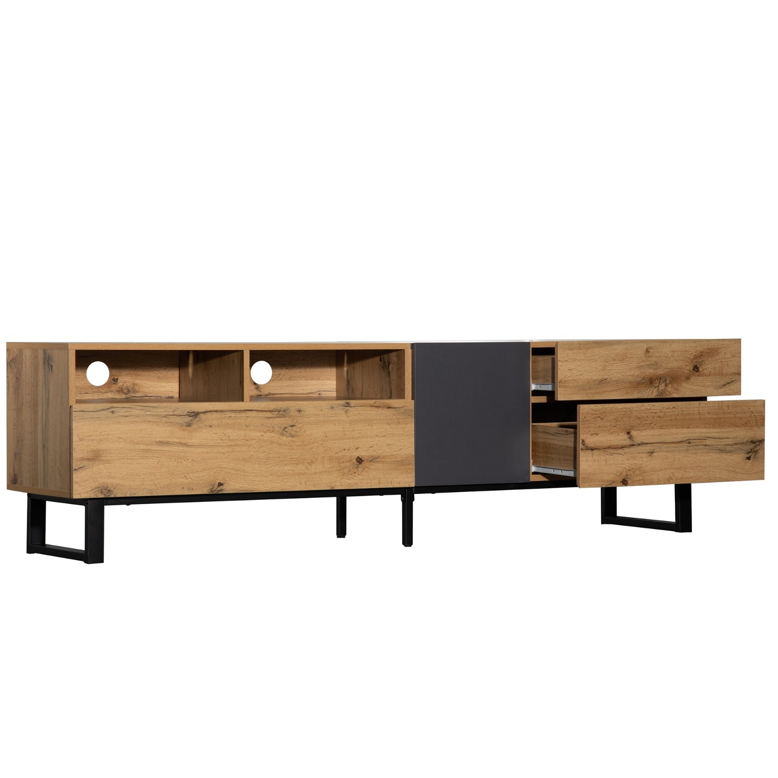 Natural Wood TV Stand
