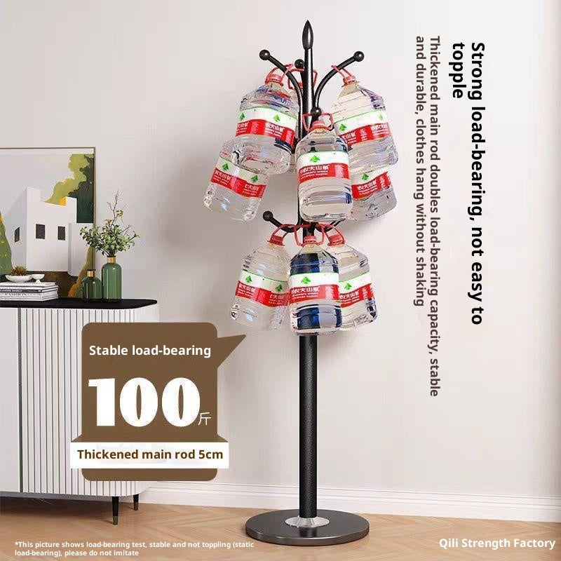 Iron Coat Rack Floor-standing Bedroom Hanger Vertical Simple