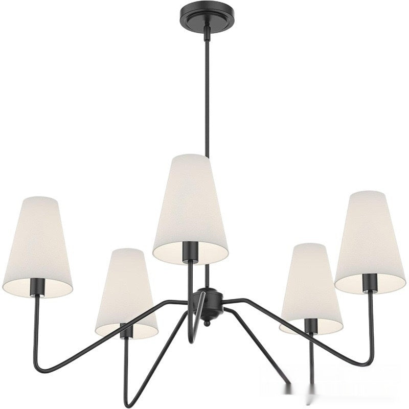 Industrial Style Living Room Retro Design Multi-head Chandelier