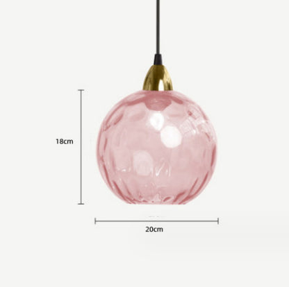 Modern Minimalist Lamp Bedroom Creative Glass Chandelier