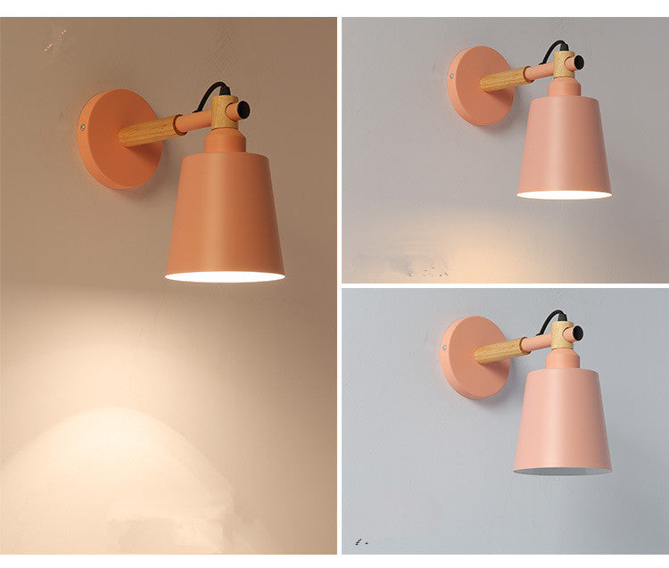 Bedroom bedside LED wall lamp