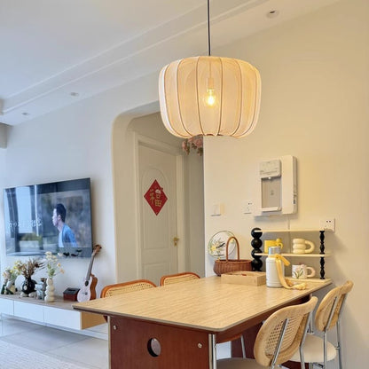 Clothing Store Style Cloth-craft Hanging Lamp