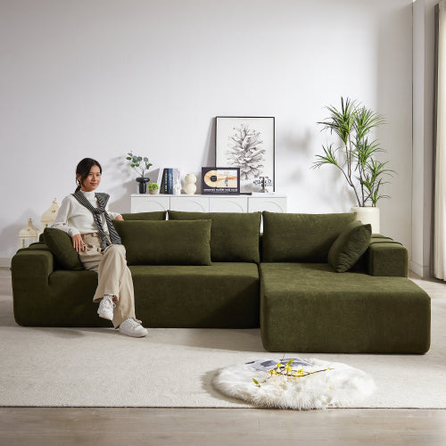 Chenille Modular Sectional Sofa