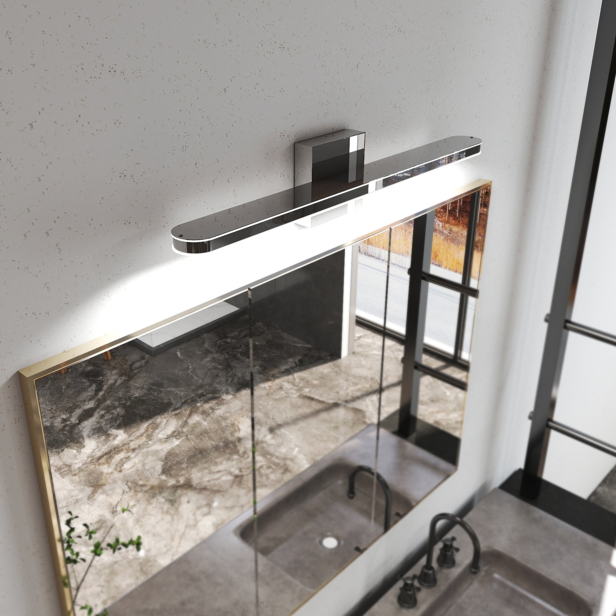 Chrome 24-Inch 12W LED Vanity Light