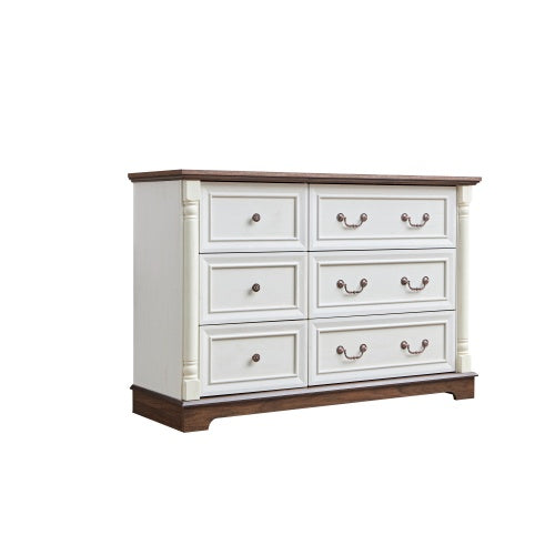 Walnut Rustic Drawer Dresser