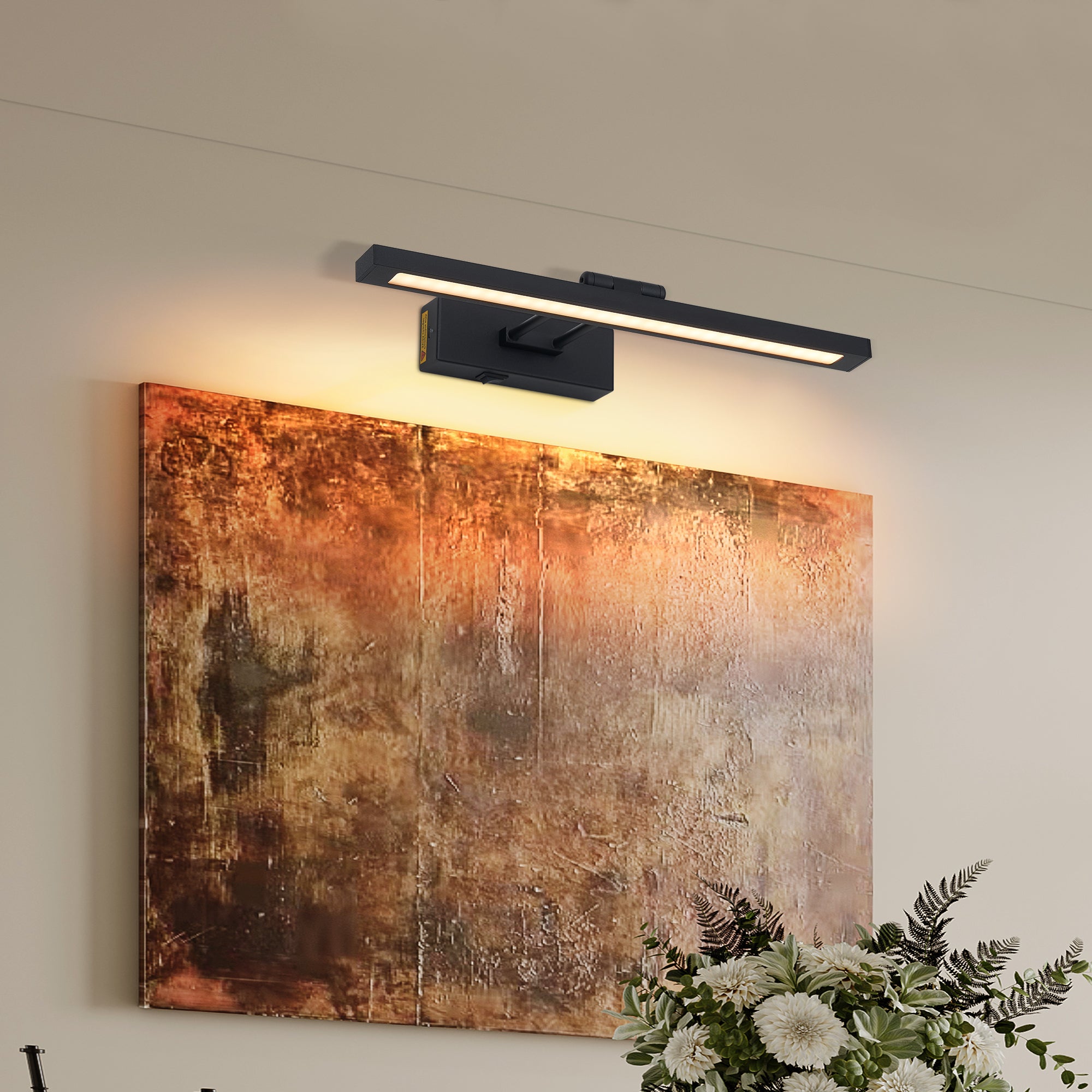Black Remote-Control LED Picture Light