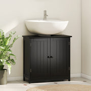 Black Pedestal Sink Cabinet