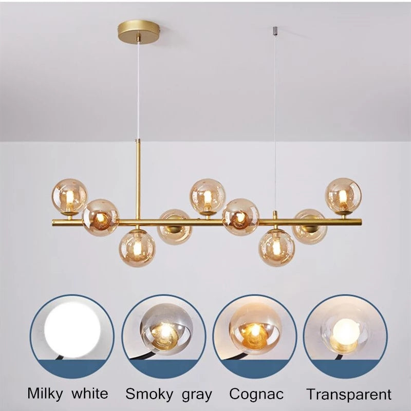 Glass Modern Chandelier