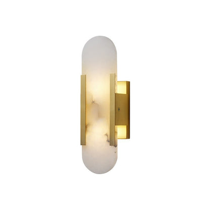 Light Luxury Background Wall Marble Wall Lamp