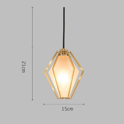 Postmodern Stained Glass Dining Room Chandelier