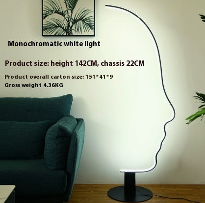 Art Face Modern Floor Lamp