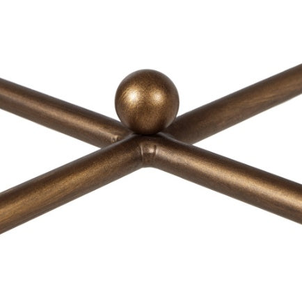 Bronze Metal Coffee Table