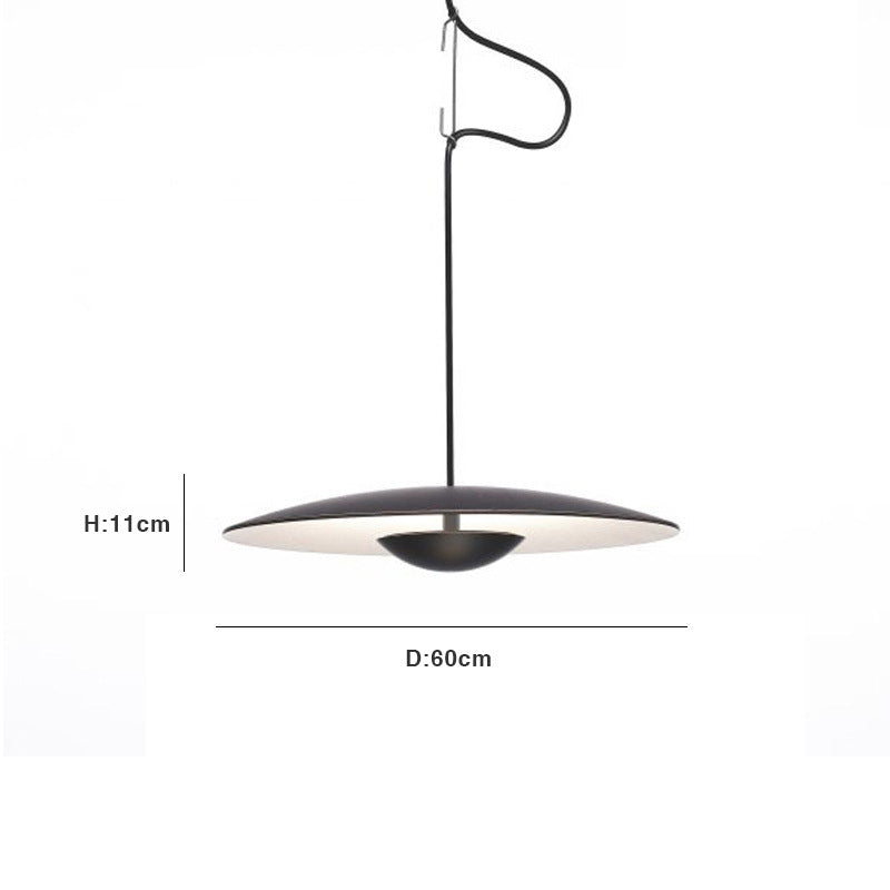 Nordic Simple Creative Restaurant UFO Chandelier Living Room Designer Sample Room Lamps