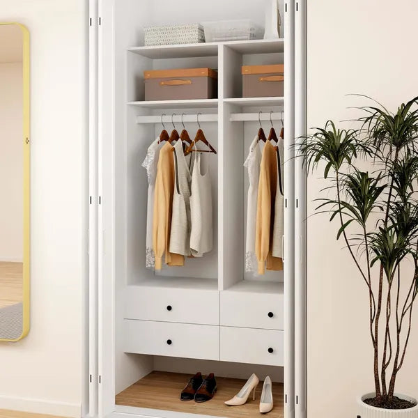 Wooden Drawer Closet System