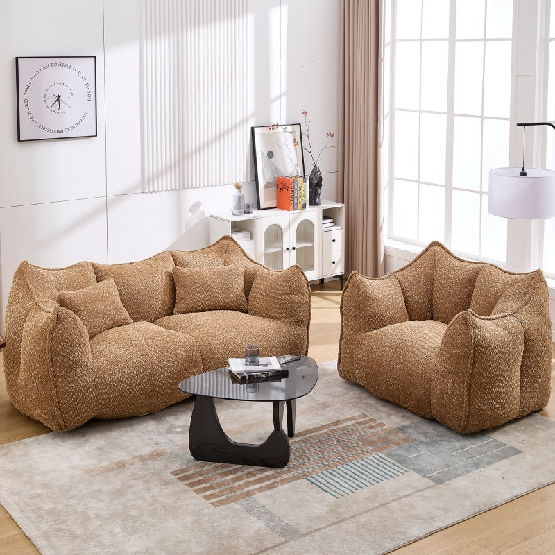 Boucle Bean Bag Chair